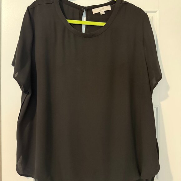 Loft Short Sleeve Blouse, XXL - Picture 1 of 4
